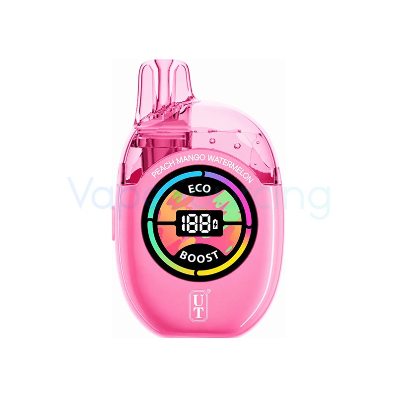 peach mango watermelon flum ut bar clear tank 50k