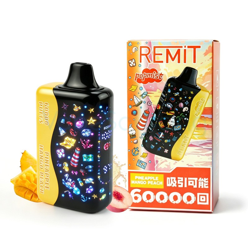 pineapple mango peach remit popmist 60k nicotine free