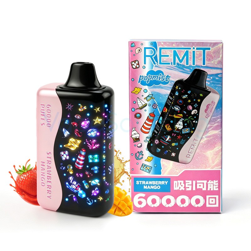 strawberry mango remit popmist 60k nicotine free