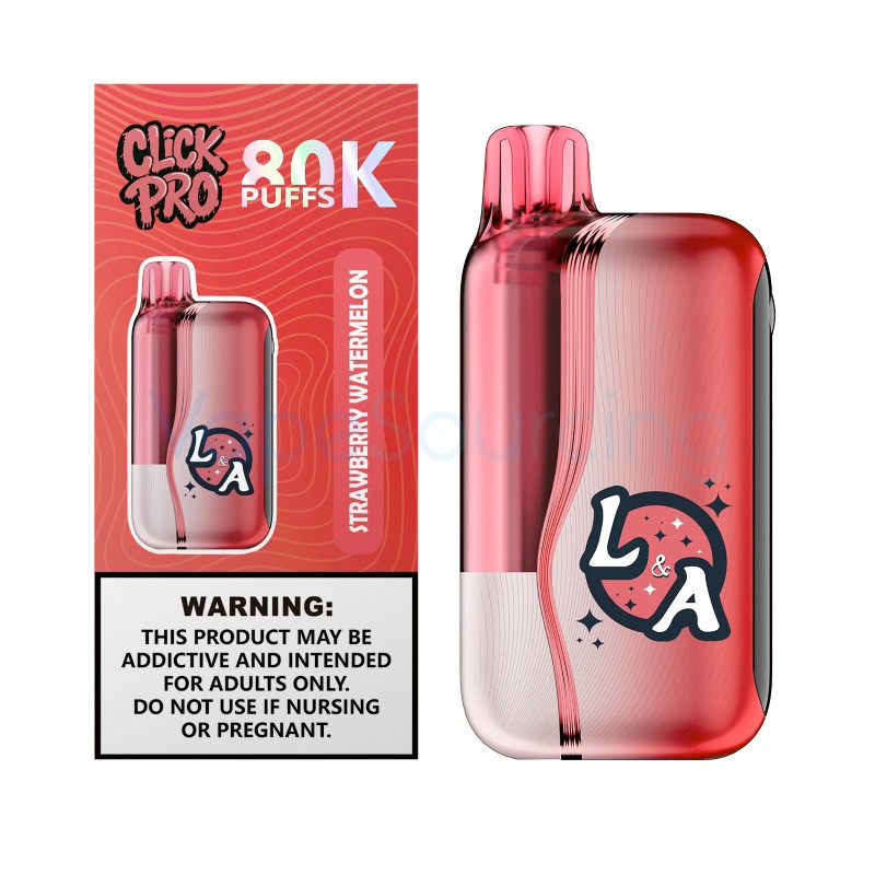 strawberry watermelon l&a click pro 80k nixodine