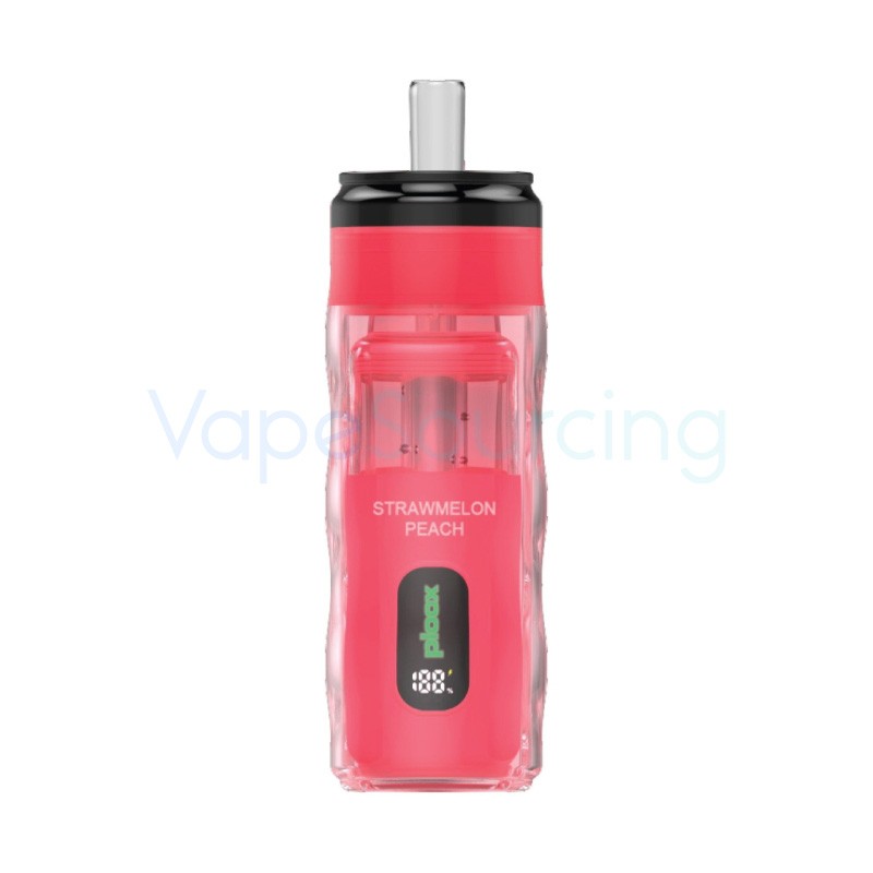 strawmelon peach ploox mini hookah 25k