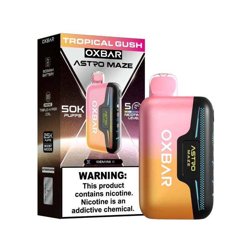 tropical gush oxbar astro maze 50k