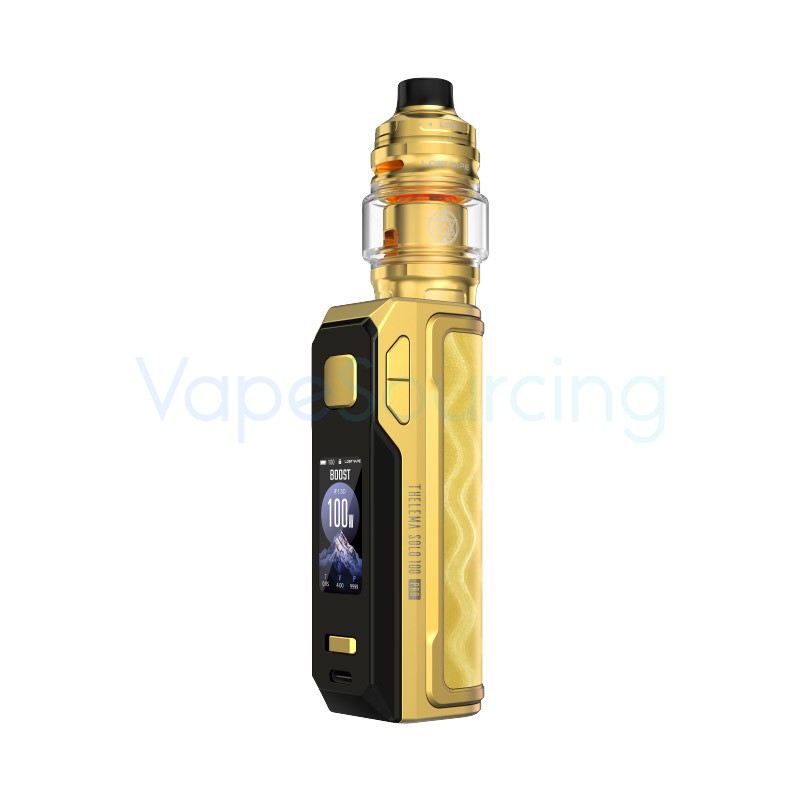 wavy gold lost vape thelema solo 100 pro