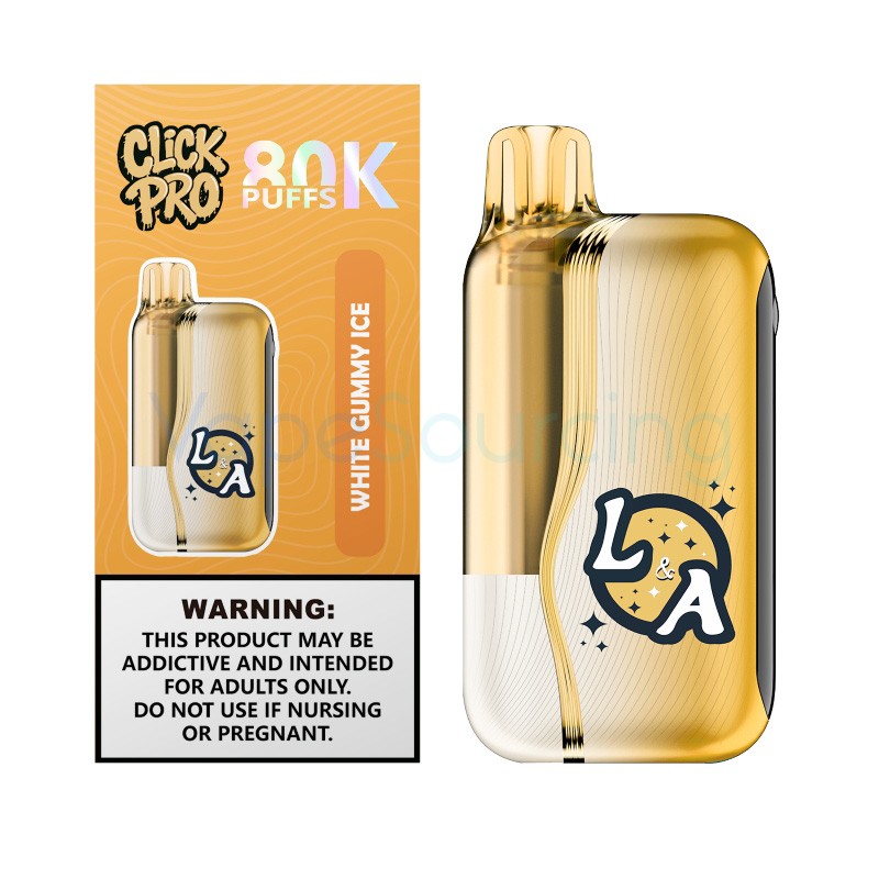 white gummy ice l&a click pro 80k nixodine