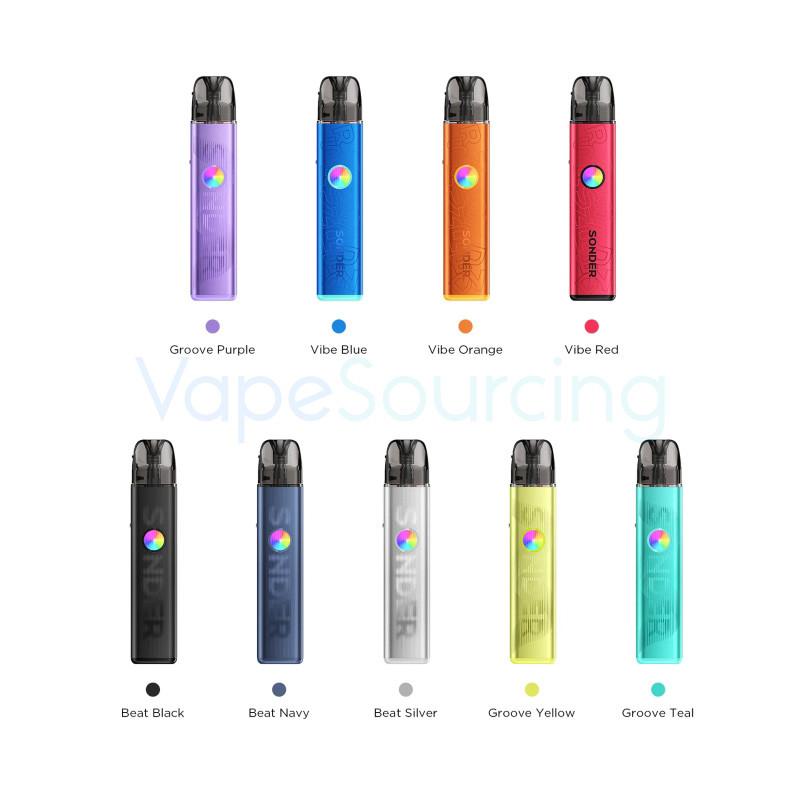 geekvape sonder q pod kit 3 System 1750mAh 30W FLAVORS:PEACH PERFECT SLUSH 0% Nicotine Disposable OMG B-BURST vs Orange