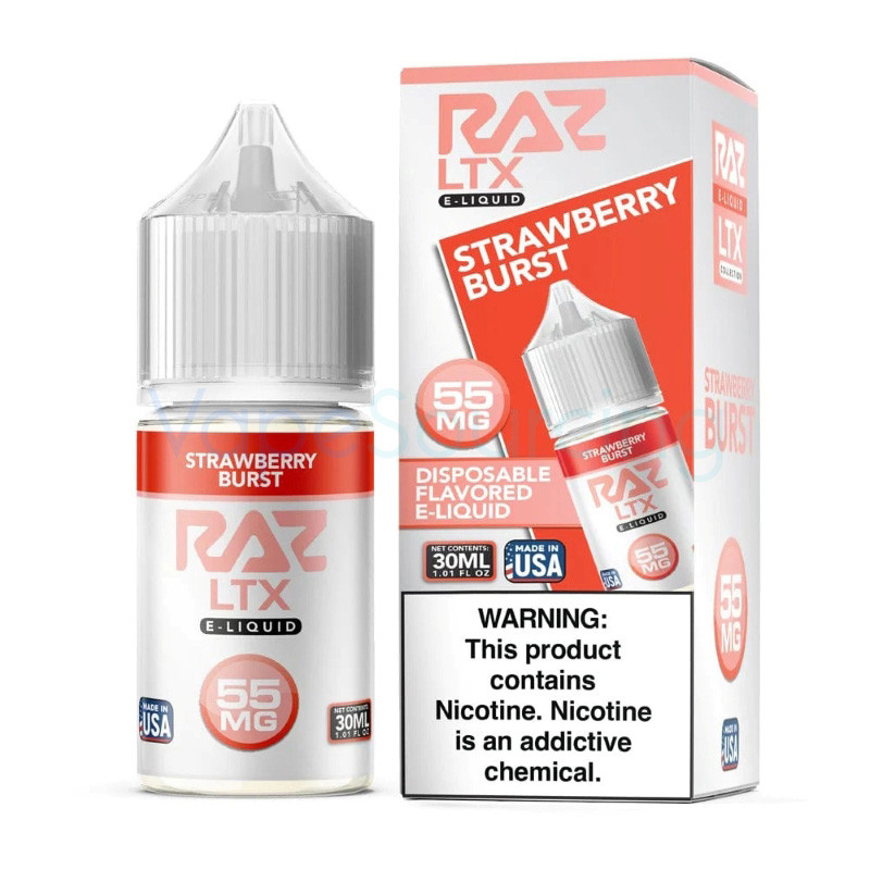 Pod Juice X RAZ LTX Strawberry Shortcake Nic Salt E-juice 30ml