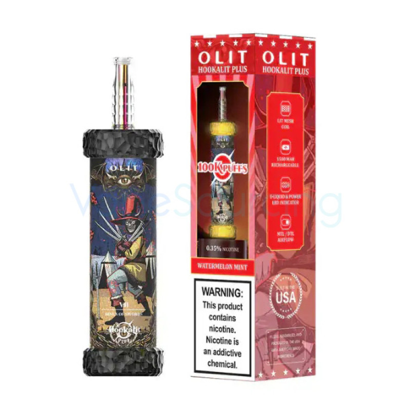 Olit Hookalit Plus 100K Disposable Vape 0.35% (100000 Puffs)