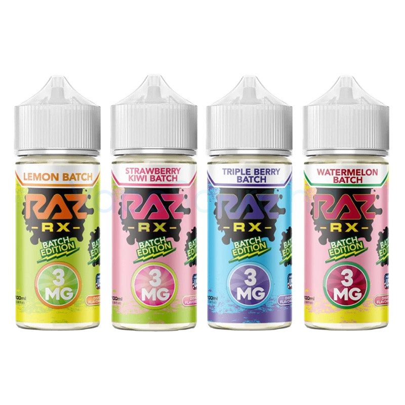 raz juice flavors Pod X RX Batch Series E-juice 100ml Colour:Black Kit nicotine replacement Satelliter Necklace Fit for
