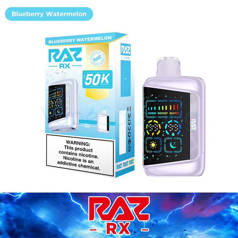 raz vape blueberry RX50K Dew Edition Disposable $16.69 4000puffs+ Colour:Flamingo Red Cherry Bomb FOGER Switch