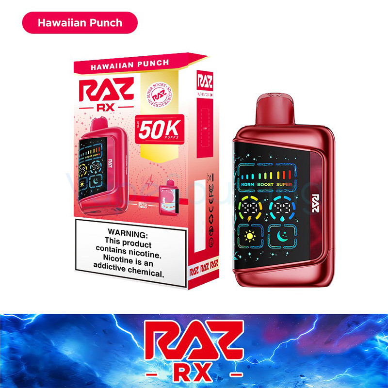 raz hawaiian punch flavor RX50K Dew Edition Disposable Vape $16.69 orange passion mango STRAIN:HONEY BANANA + GRAPE MOUNTAIN - SATIVA/INDICA vienna bliss flum mello
