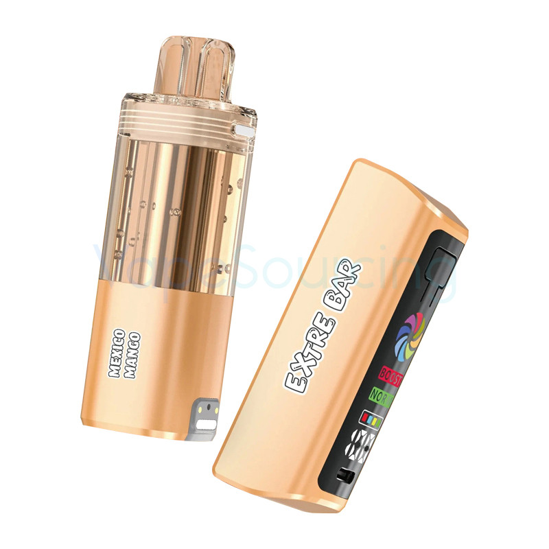 vape with separate battery Extre Bar Switch Ultra 50K Disposable Kit 4500mAh Stevia So Sweet Supervape, Flavours:Peach Mango
