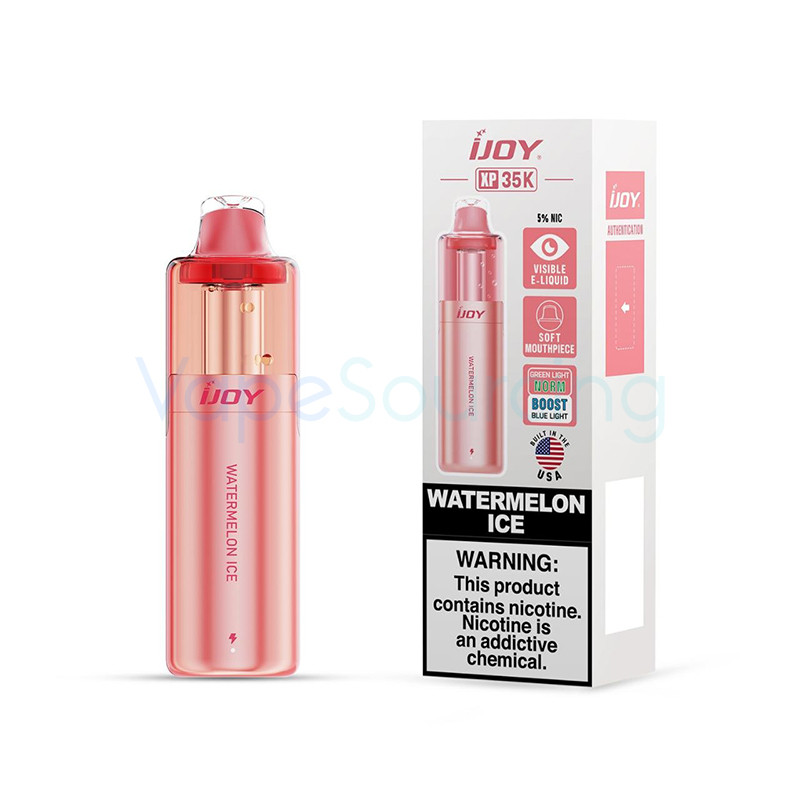 disposable vape with visible juice iJOY XP35000 18ml 5% (35K Puffs) Location:70362366119 strength-50mg Are Geek Bar Vapes