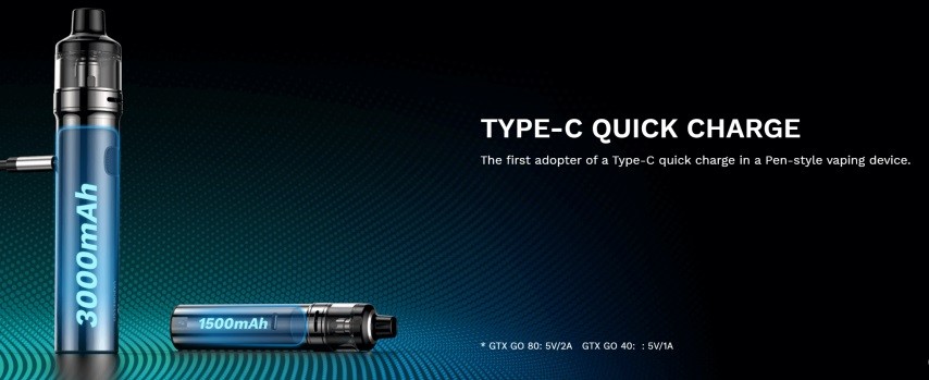 gtx go 80 type-C charging