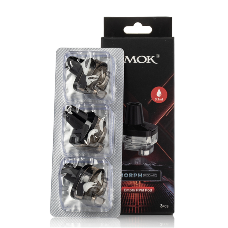 smok morph pod-40 empty cartridges packaging