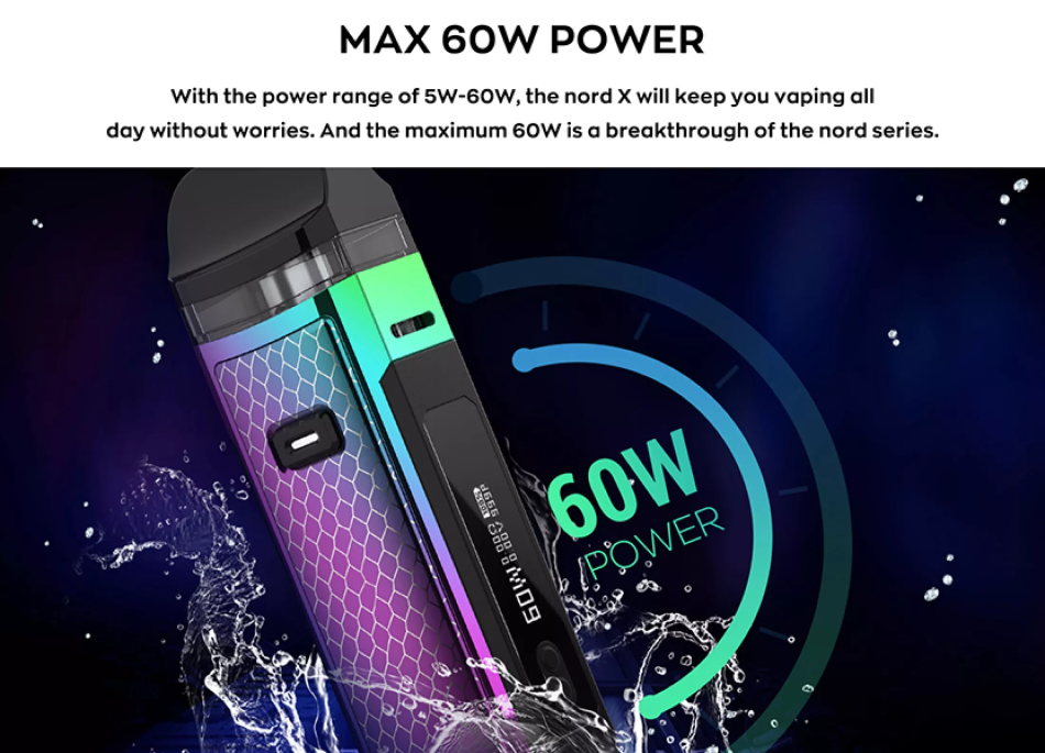 SMOK Nord X Pod System Kit Power