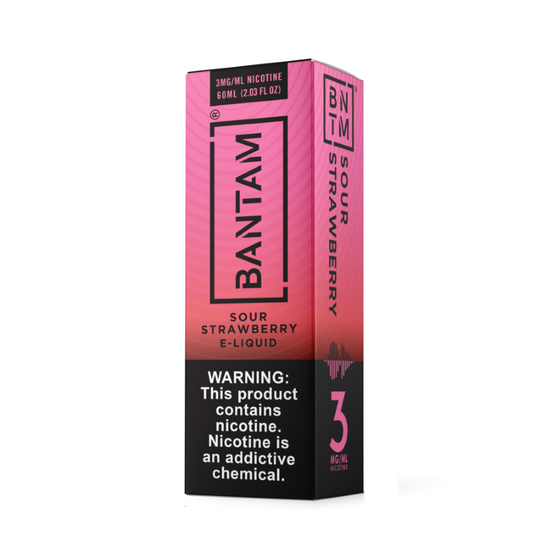 Bantam Sour Strawberry EJuice 60ml Price 14.99 Vapesourcing