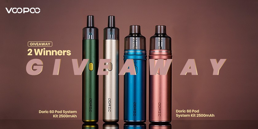 VOOPOO Doric 60 & Doric 20 Kit Giveaways! Born for Aesthetics