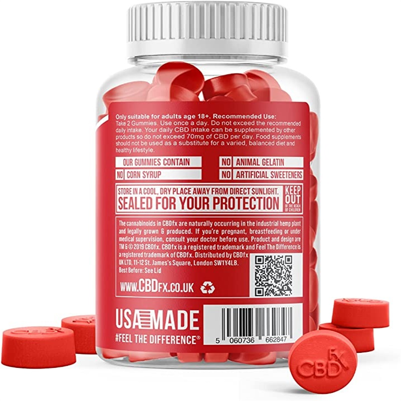 CBDfx CBD Gummies with Apple Cider Vinegar 1500mg Vapesourcing