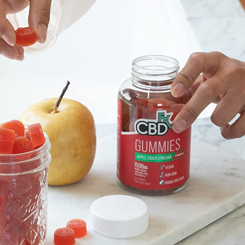 CBDfx CBD Gummies with Apple Cider Vinegar 1500mg Vapesourcing