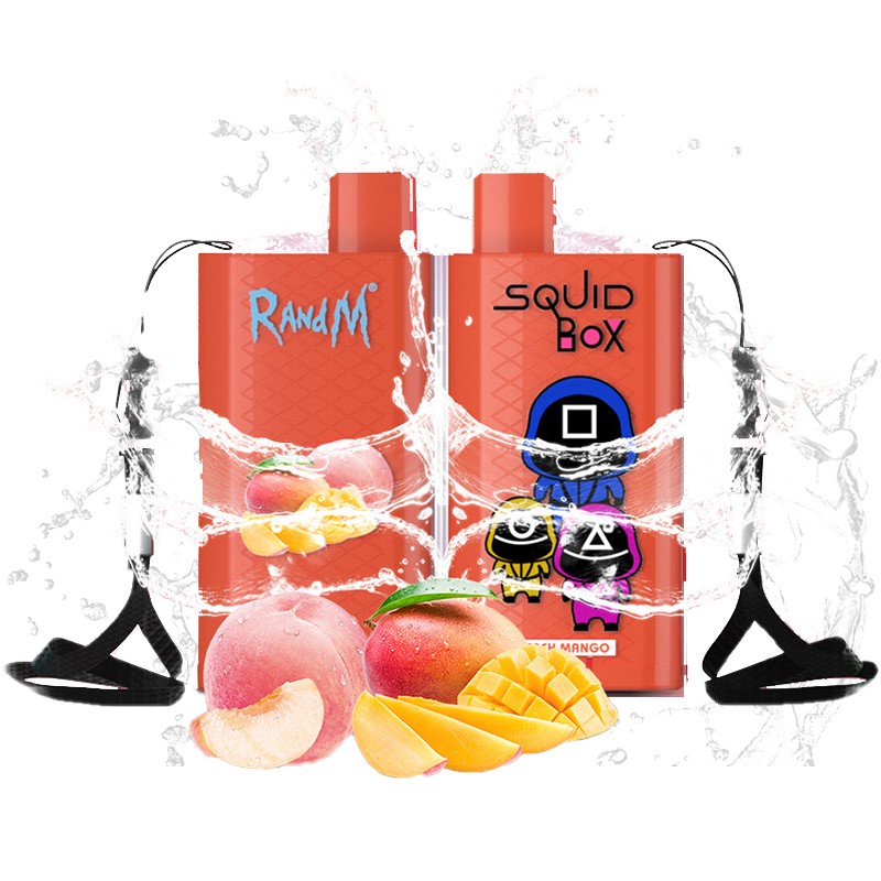 R and M Squid Box Rechargeable Disposable Kit 5200 Puffs 12ml Vapesourcing