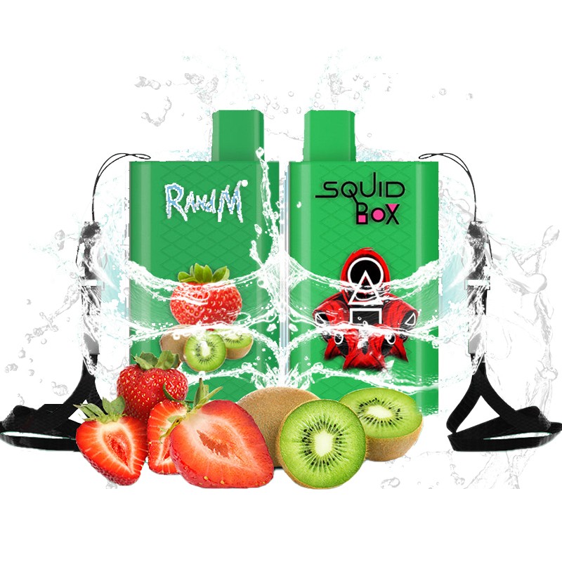 R and M Squid Box Rechargeable Disposable Kit 5200 Puffs 12ml Vapesourcing