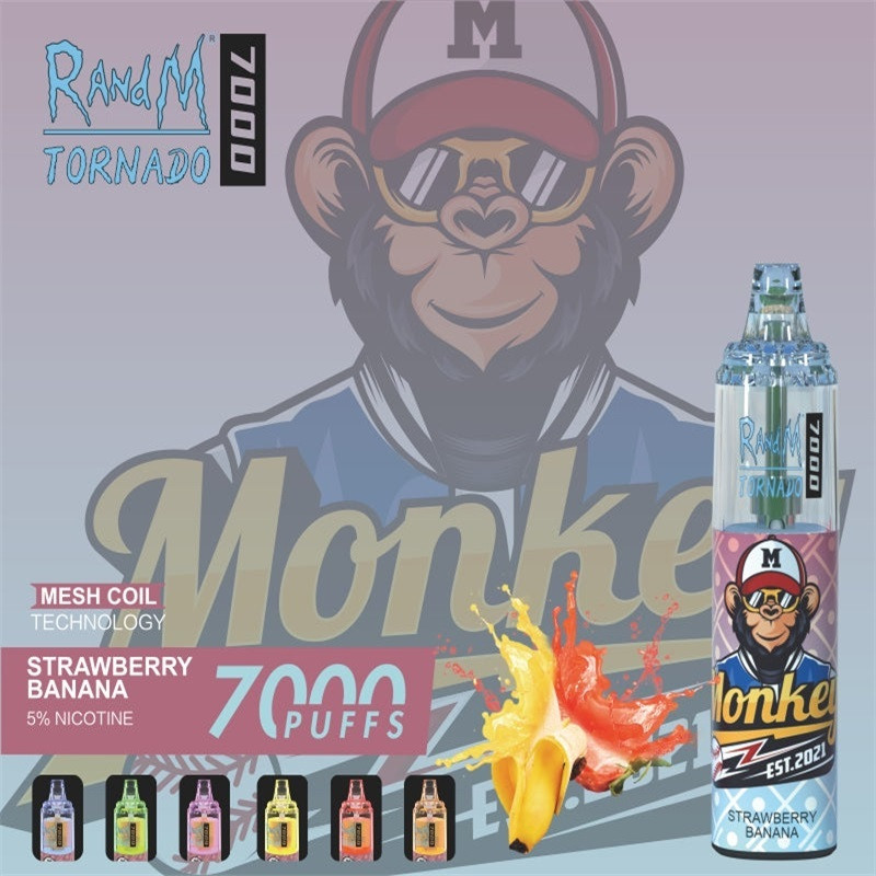 Disposable PACKAGE LIST RandM Tornado 7000 Puffs Zero Nicotine Vape -Box Of  10 Australia Calculated Automatically