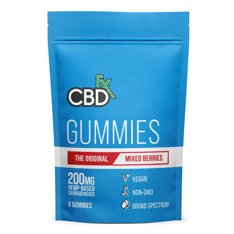 CBDfx CBD Gummies With Original Mixed Berry 1500mg Vapesourcing