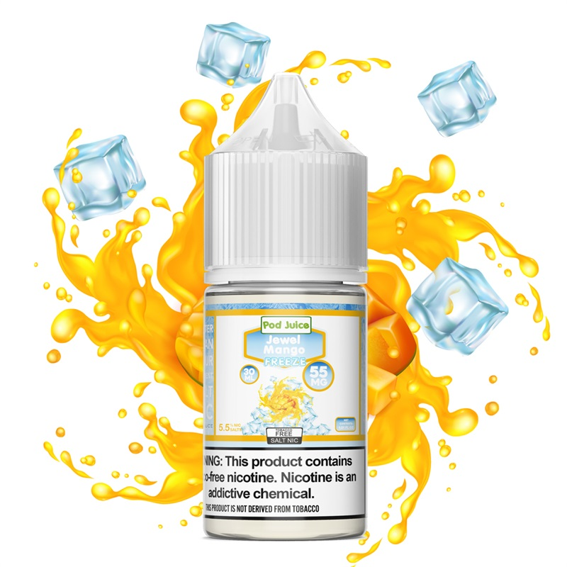 Pod Juice Salts Series Jewel Mango Freeze Tobacco-Free E-juice 30ml