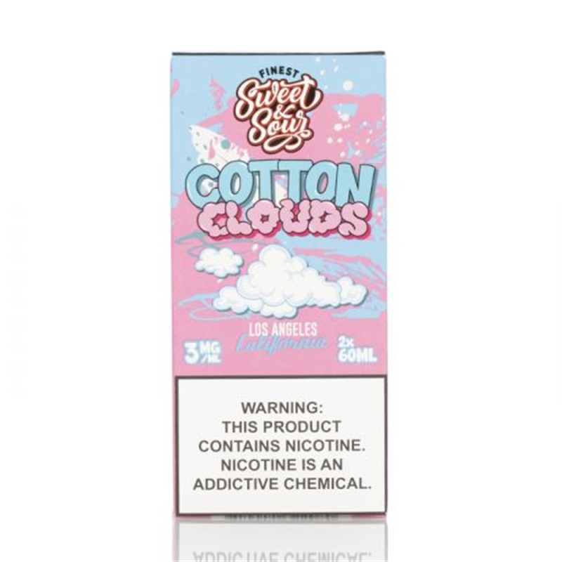 The Finest Sweet & Sour Cotton Clouds Ejuice 120ml Vapesourcing