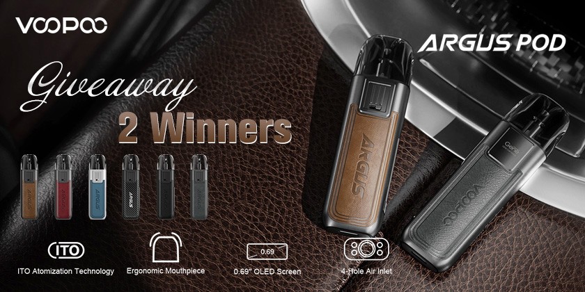 VOOPOO Argus 20W Pod Giveaways! For Treasured Moments