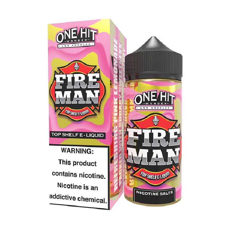 One Hit Wonder Fire Man Tobacco-Free Nicotine Salt E-juice 100ml