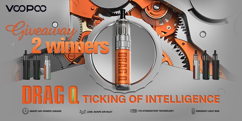 VOOPOO Drag Q Kit Giveaways! Ticking of Intelligence