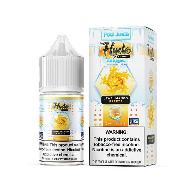 Pod Juice X Hyde Tfn Salt Jewel Mango Freeze E Juice 30ml Vapesourcing