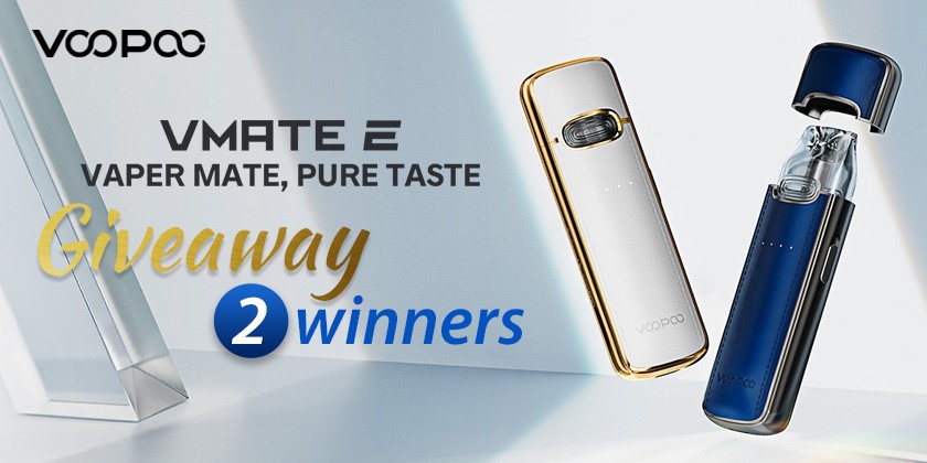 VOOPOO VMATE E Kit Giveaways! Vaper Mate, Pure Taste