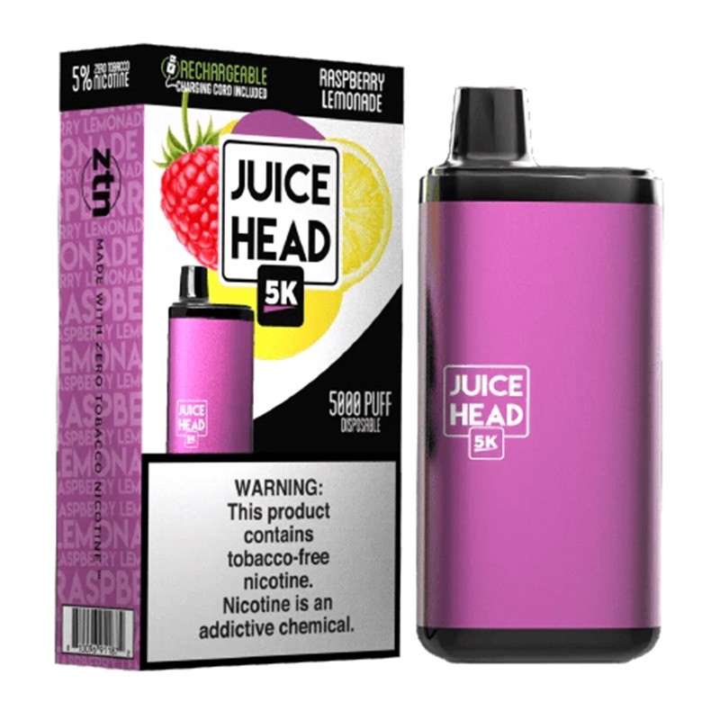 Juice Head 5K 5000 Puffs Rechargeable Disposable Vape Kit 14ml