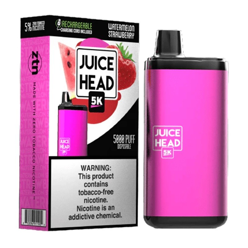 Juice Head 5K 5000 Puffs Rechargeable Disposable Vape Kit 14ml Vapesourcing