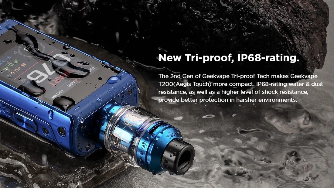 T200 Aegis Touch Preview New Tri-proof IP68-rating