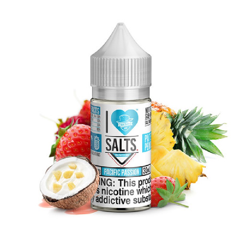 I Love Salts Blue Strawberry (Pacific Passion) E-juice 30ml