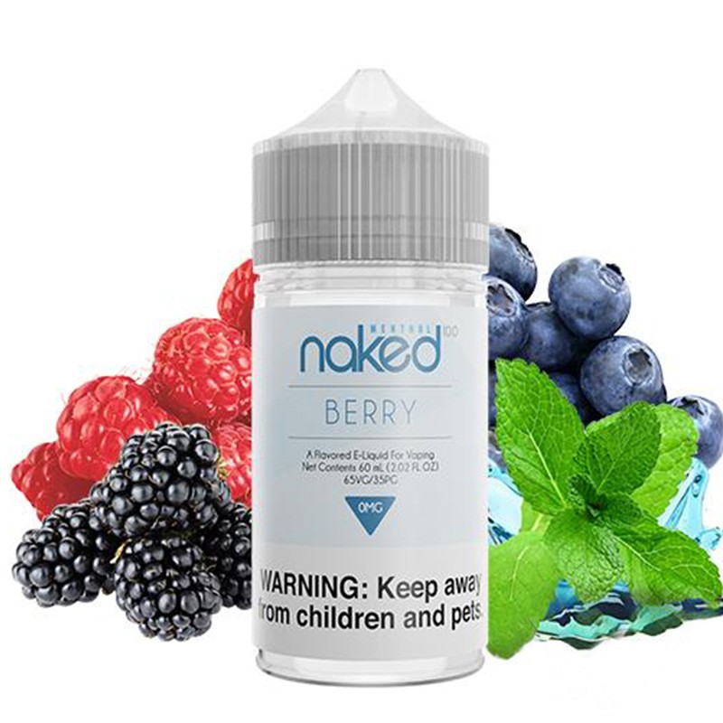 Naked 100 Menthol Berry Very Cool E Juice 60ml Vapesourcing