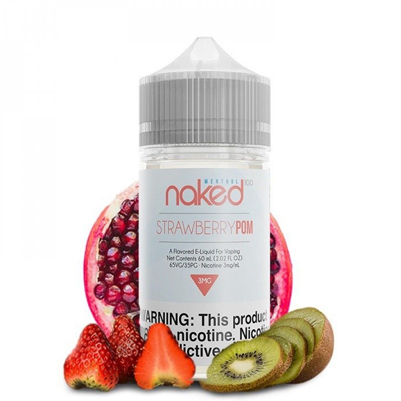 Naked 100 Strawberry Pom (Brain Freeze) E-juice 60ml