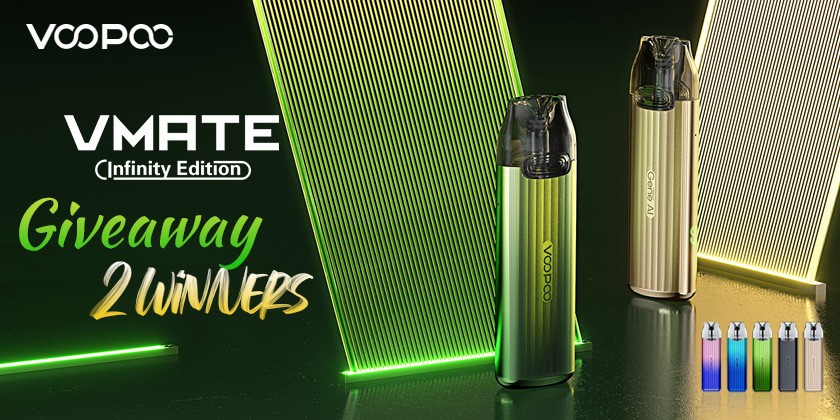VOOPOO VMATE Infinity Kit Giveaways! Vaper Mate, Pure Taste