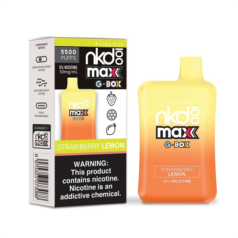 Naked Max Gbox Vape Disposable Kit Puffs Ml Vapesourcing