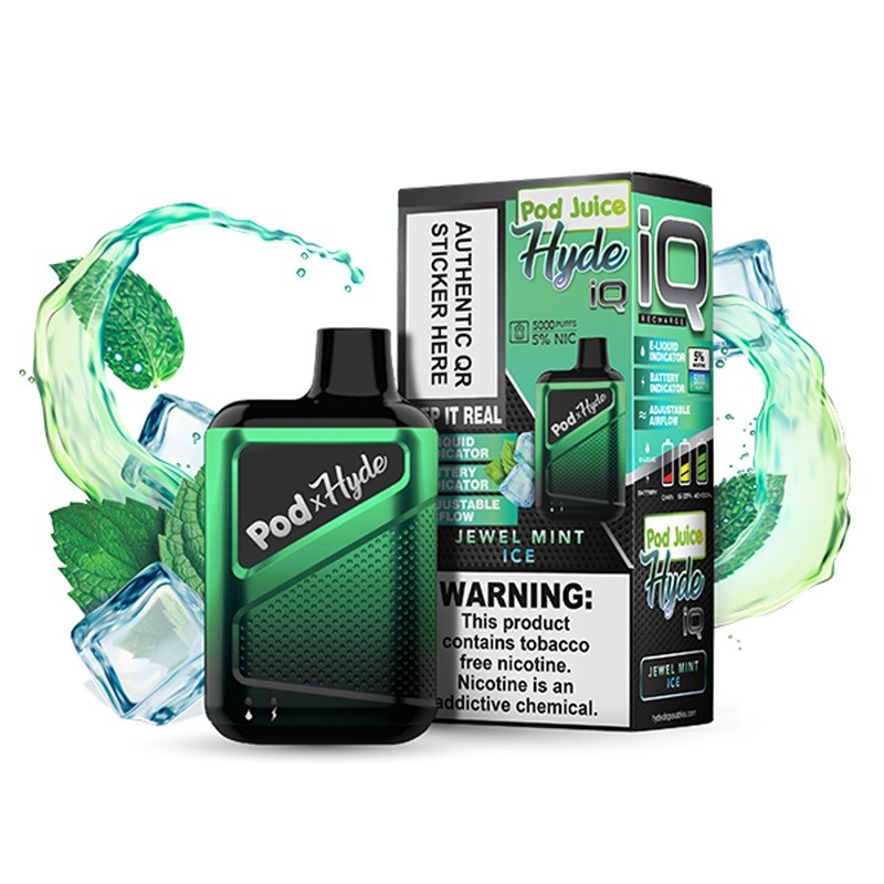 Pod Juice x Hyde IQ 5000 Vape Juice Disposable Kit 5000 Puffs 8ml