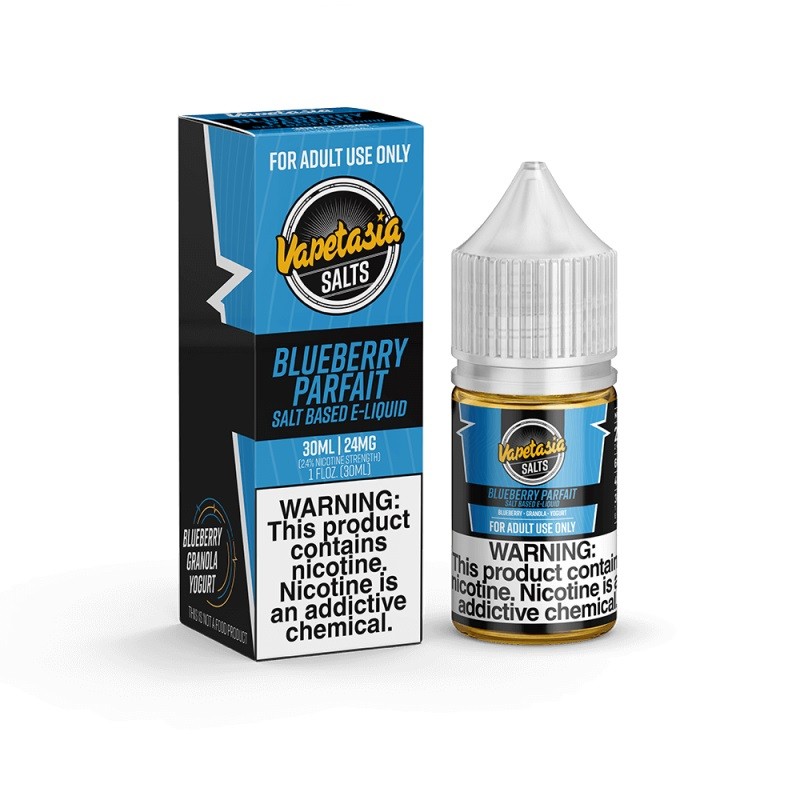 Vapetasia Salts Blueberry Parfait E-juice 30ml