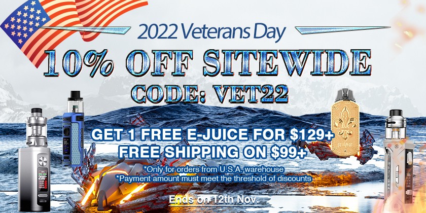 Veterans Day Vape Sale
