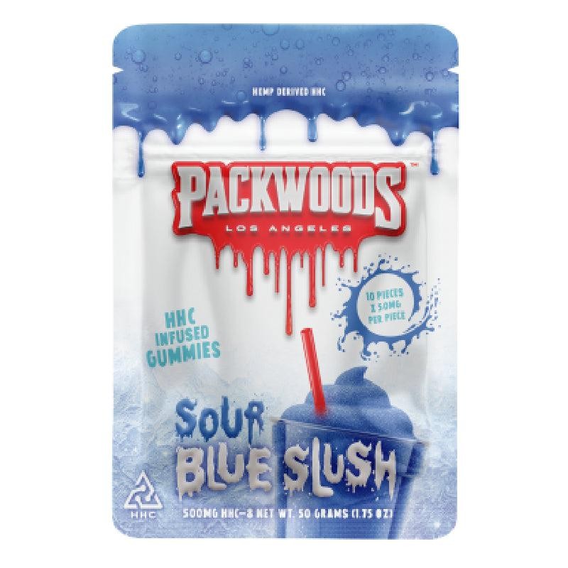 Packwoods Sour Blue Slush HHC Gummies 50mg