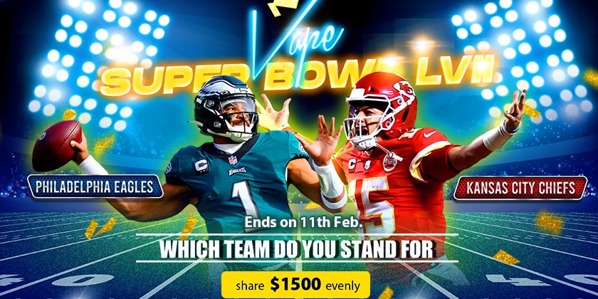 Super Bowl LVII  x VapeSourcing Giveaways!