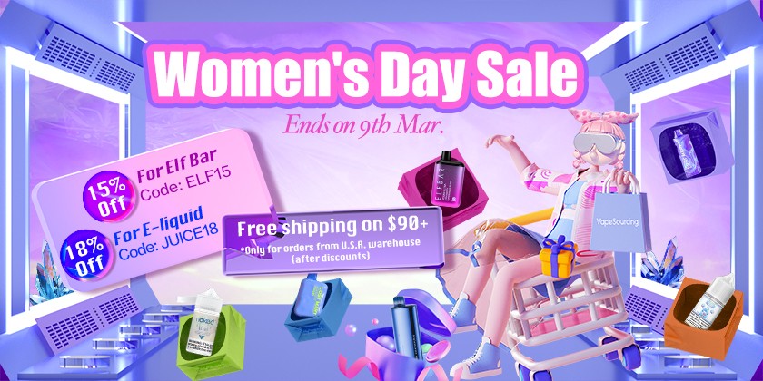 2023 Vapesourcing Women's Day Sale