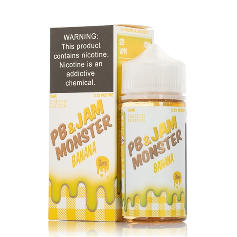 Jam Monster Banana E-juice in stock