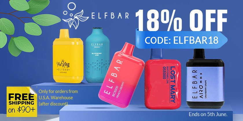 Vapesourcing Exclusive Elf Bar (EBDESIGN) Sale